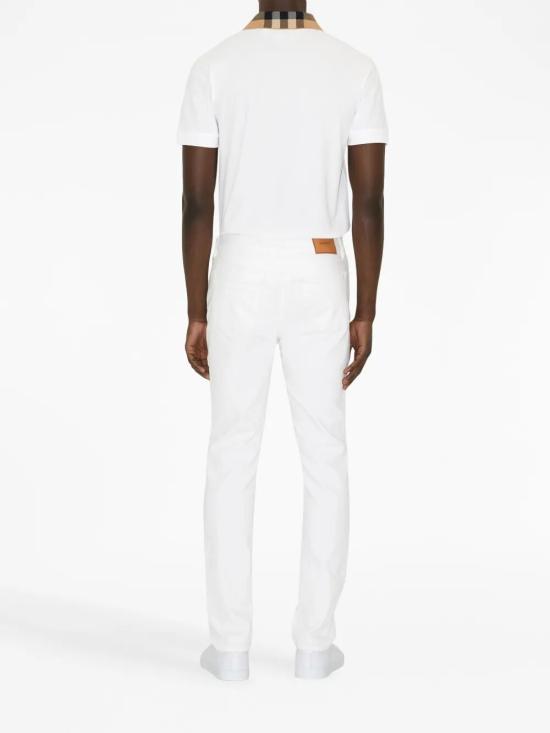 26SS 버버리 코튼 폴로 셔츠 8071621 A1464 WHITE - BURBERRY