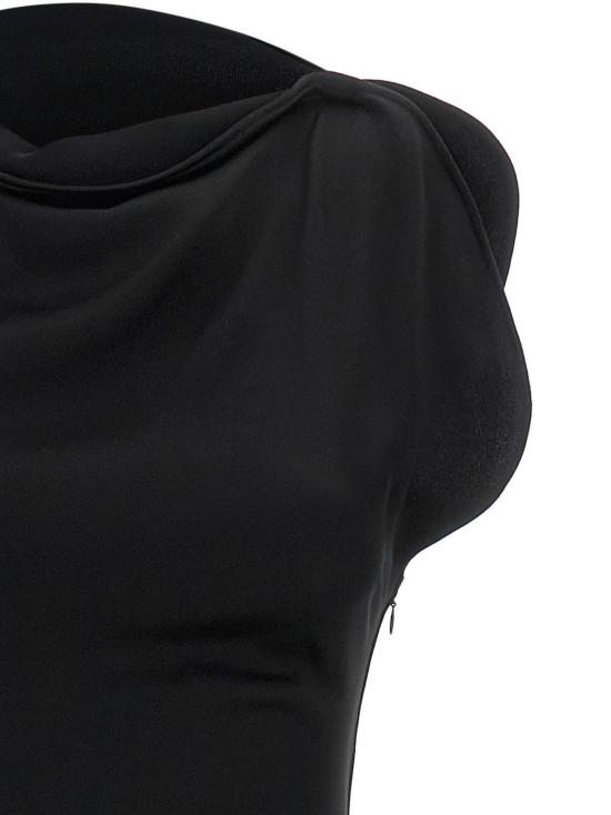  빅토리아 베컴 롱 원피스 칼라 드레스 블랙 - VICTORIA BECKHAM