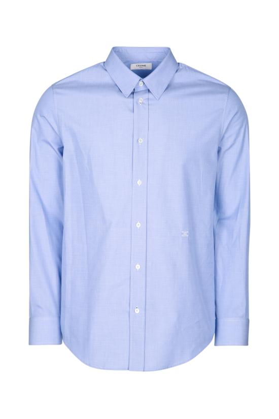 26SS 셀린느 코튼 포플린 클래식 셔츠 RC0BZ2N91 07EU BLEU