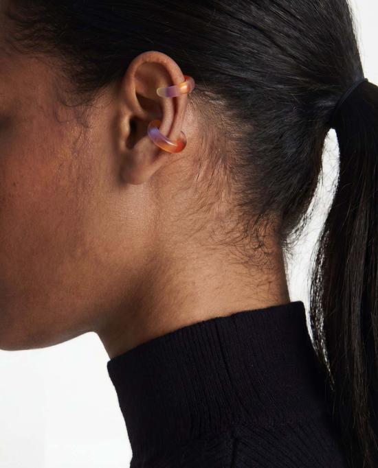  세레 이어링 세리 애비 싱글 제이드 커프  오렌지 - SEREE