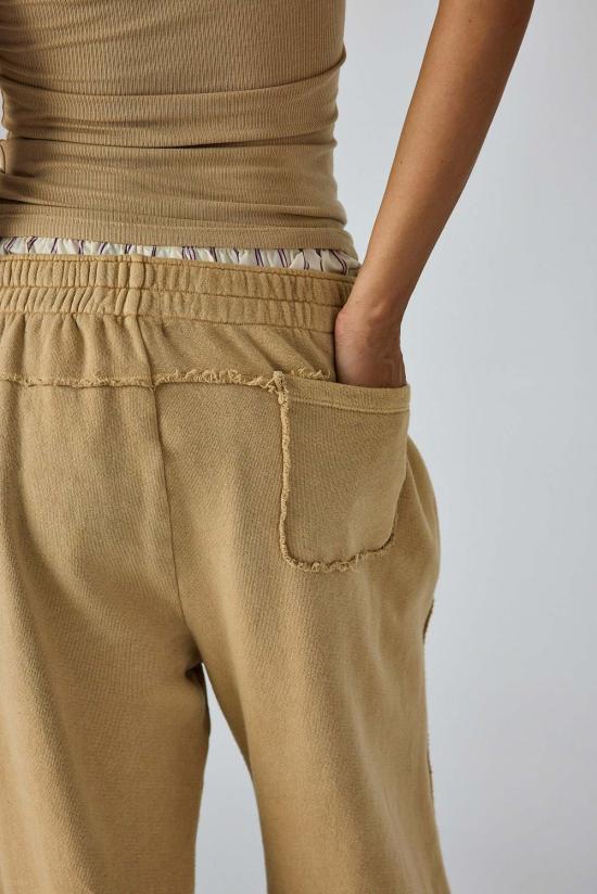  아셀 스트레이트 팬츠 애셔 시에나 릴랙스드 스웨트팬츠 - ASHER