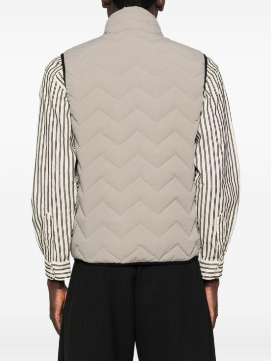  엠포리오 아르마니 베스트 다운  도브 그레이 - EMPORIO ARMANI