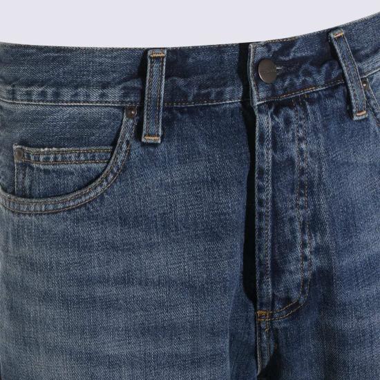  칼하트 데님 팬츠 카하트 레귤러핏 코튼 데님 진, 다크 블루 (중고) - CARHARTT