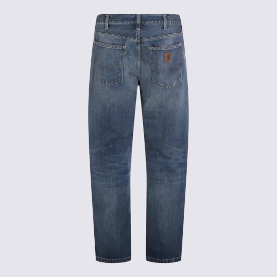  칼하트 데님 팬츠 카하트 레귤러핏 코튼 데님 진, 다크 블루 (중고) - CARHARTT