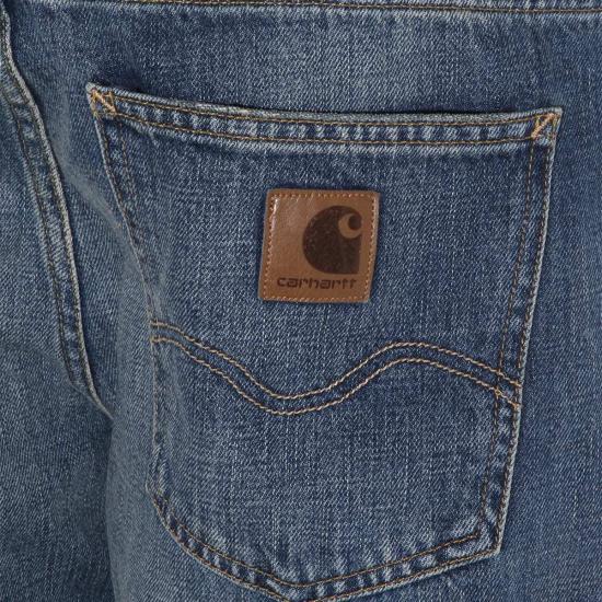  칼하트 데님 팬츠 카하트 레귤러핏 코튼 데님 진, 다크 블루 (중고) - CARHARTT