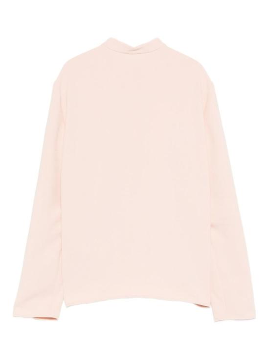  엠포리오 아르마니 블라우스 크레이프 셔츠 파우더 - EMPORIO ARMANI