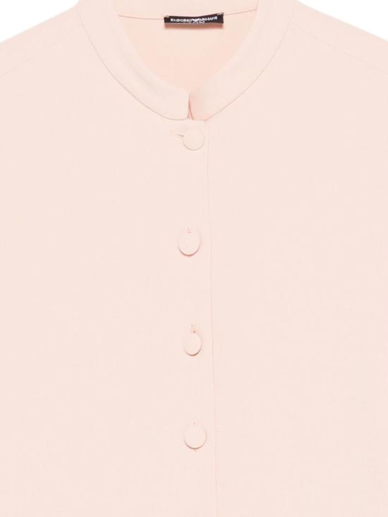  엠포리오 아르마니 블라우스 크레이프 셔츠 파우더 - EMPORIO ARMANI