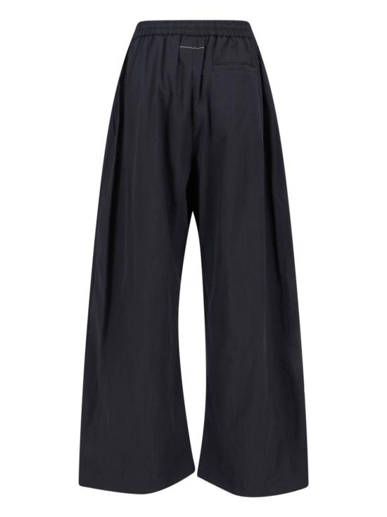  MM6 메종마르지엘라 크롭 팬츠 Mm6 메종 마르지엘라 와이드 레그  블랙 - MM6 MAISON MARGIELA