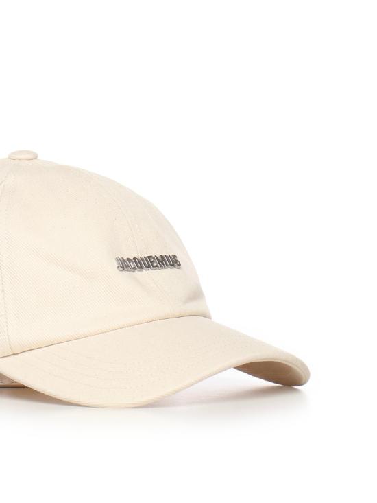  자크뮈스 모자 라 카스케트 가조 로고 햇 오프 화이트 - JACQUEMUS