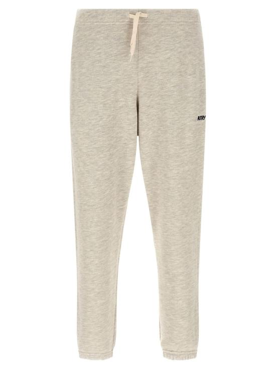  오트리 트레이닝/조거 팬츠 로고 자수 조거 팬츠 (회색)