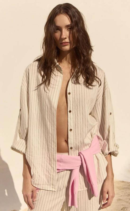  Deluc 탑 델룩 산토리니 셔츠 에크루