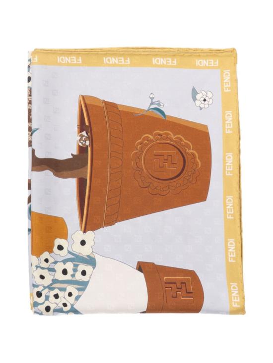 26SS 펜디 머플러/스카프 FXT091 B01TF1WO1 Clear Blue