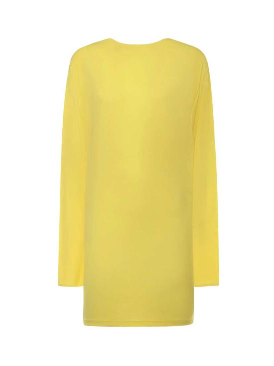  자크뮈스 미디 원피스 라 로브 미스트랄 드레스 옐로우