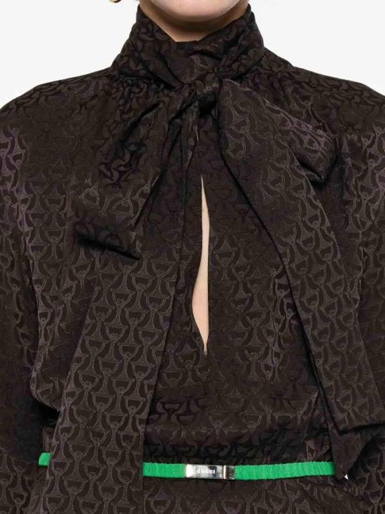 26SS 구찌 미디 스커트 855769ZAUDP2206 Brown - GUCCI