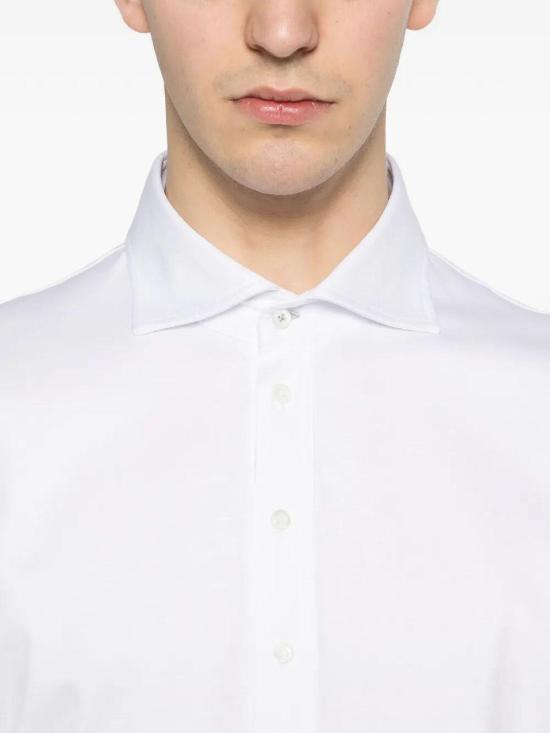 26SS 브루넬로 쿠치넬리 폴로 티셔츠 M0B133915C6159 White - BRUNELLO CUCINELLI