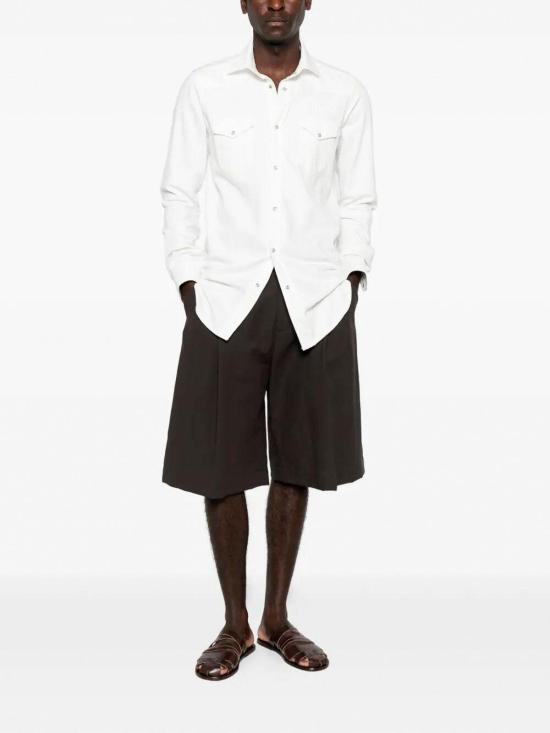 26SS 사르토리오 긴팔 셔츠 SCC0001SH44590101W White - SARTORIO