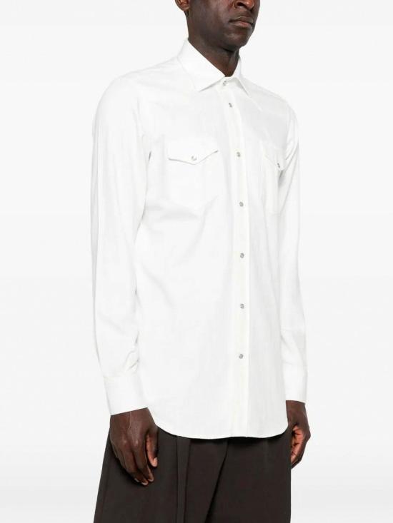 26SS 사르토리오 긴팔 셔츠 SCC0001SH44590101W White - SARTORIO