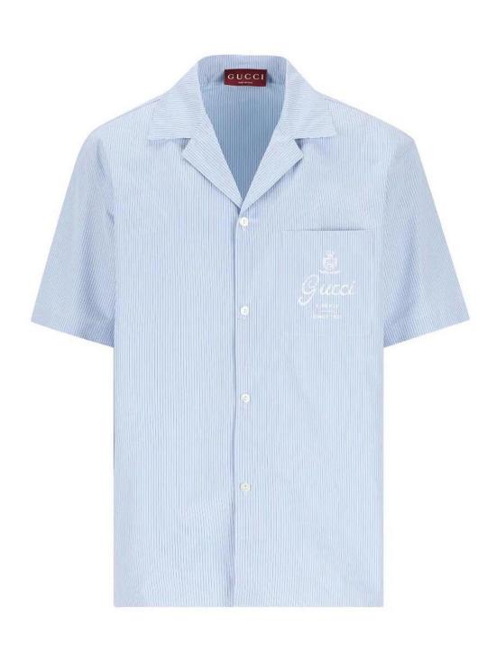 26SS 구찌 반팔 셔츠 794907ZAJWW4061 Light Blue