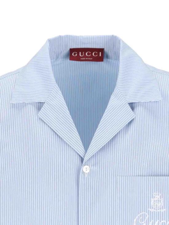 26SS 구찌 반팔 셔츠 794907ZAJWW4061 Light Blue - GUCCI