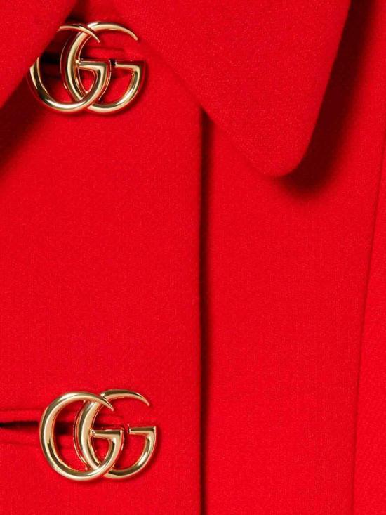 26SS 구찌 미디 스커트 860471ZHW106544 Dark Orange - GUCCI