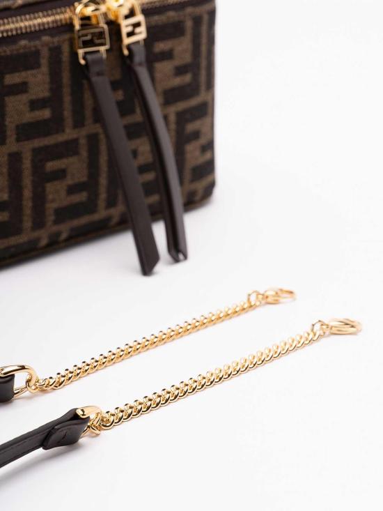 26SS 펜디 배니티 FF 자카드 패브릭 미니백 8BS108AFPMF1GL7 - FENDI