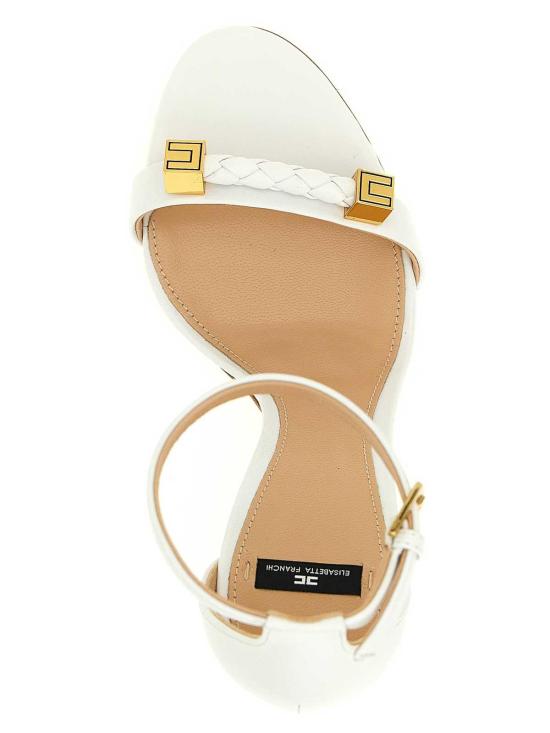 26SS 엘리자베타프랜치 샌들 SA12L61E2360 White - ELISABETTA FRANCHI