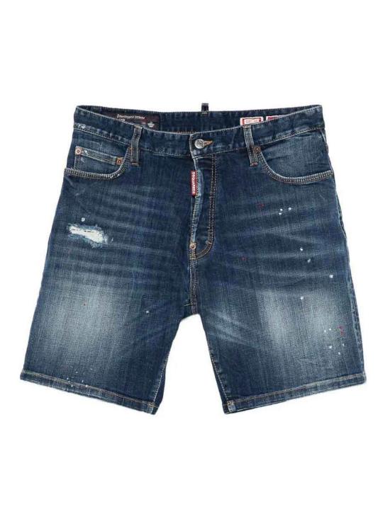 26SS 디스퀘어드2 데님 숏팬츠 S74MU0985S30664470 Dark Blue