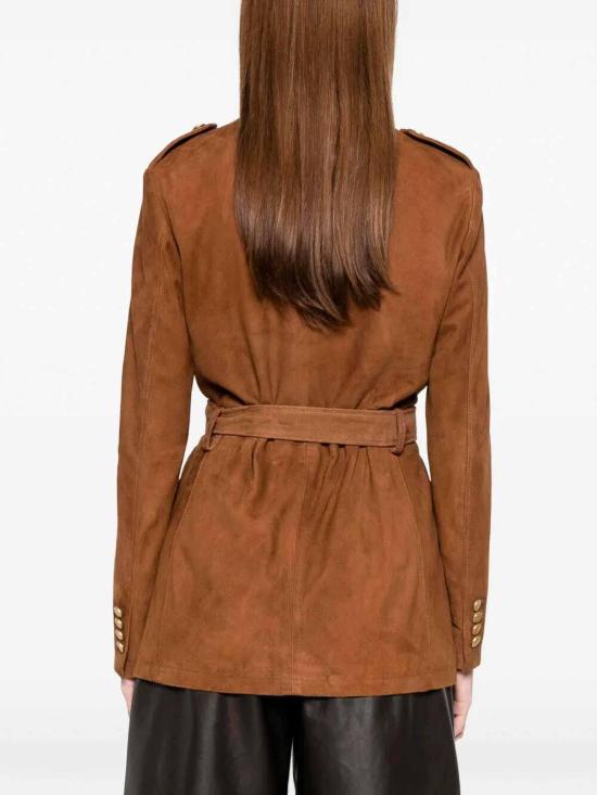 26SS 딸리아토레 가죽 자켓 CLEAPECHE260126E242 Brown - TAGLIATORE