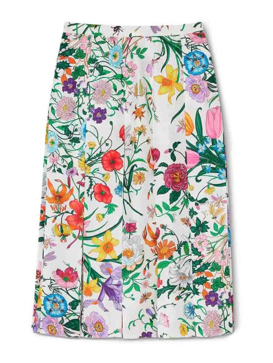 26SS 구찌 미디 스커트 864574ZAUU89413 Multicolour