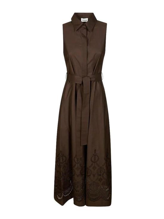 26SS 파로쉬 미디 스커트 CANNESD726157008 Brown