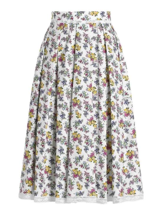 26SS 돌체앤가바나 미디 스커트 F4DA8THS5T9HA5XL White