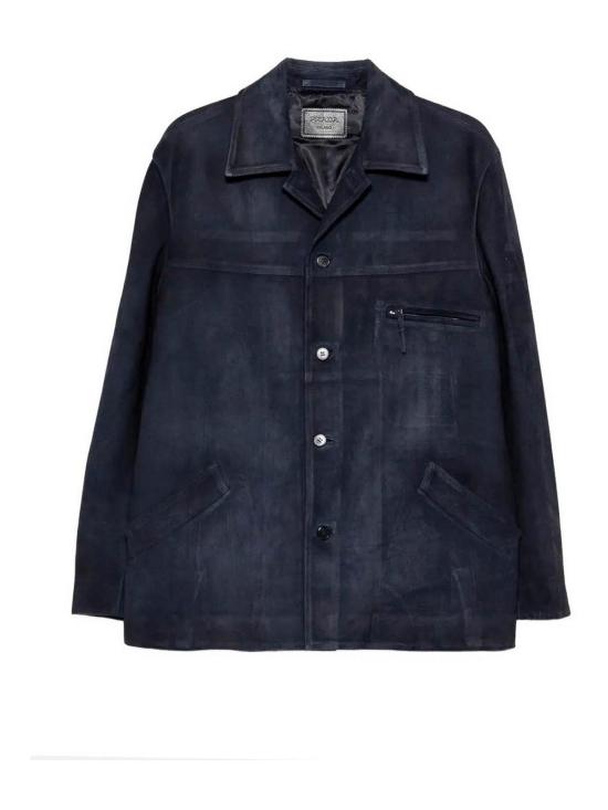 26SS 프라다 가죽 자켓 UPS70518OMSOOOF0216 Dark Blue