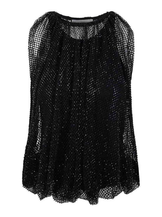 26SS 스포트막스 민소매 티셔츠 26129410616E15 Black