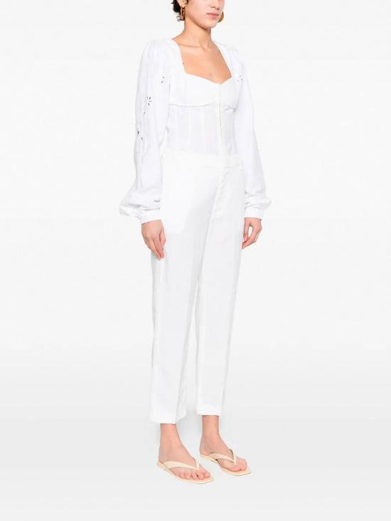 26SS 돈답 스트레이트 팬츠 DP576ZCF0197DBM5000 White - DONDUP