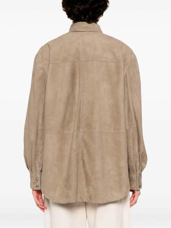 26SS 브루넬로 쿠치넬리 셔츠 MPCAL7436C8850 Beige - BRUNELLO CUCINELLI