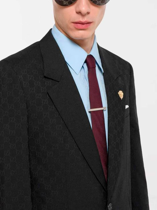 26SS 구찌 수트 자켓 864110ZAUP11000 Black - GUCCI