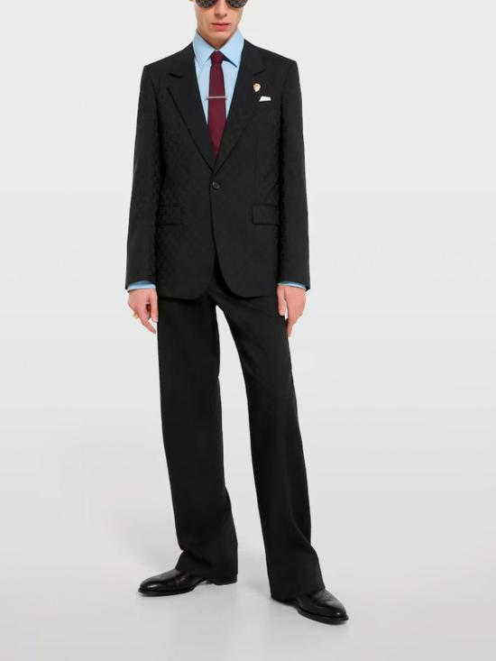 26SS 구찌 수트 자켓 864110ZAUP11000 Black - GUCCI