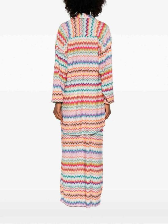 26SS 미소니 민소매 티셔츠 MC24SK00BR014FSM9WV Multicolour - MISSONI