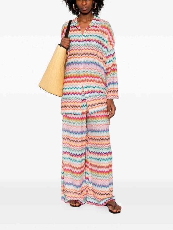 26SS 미소니 민소매 티셔츠 MC24SK00BR014FSM9WV Multicolour - MISSONI