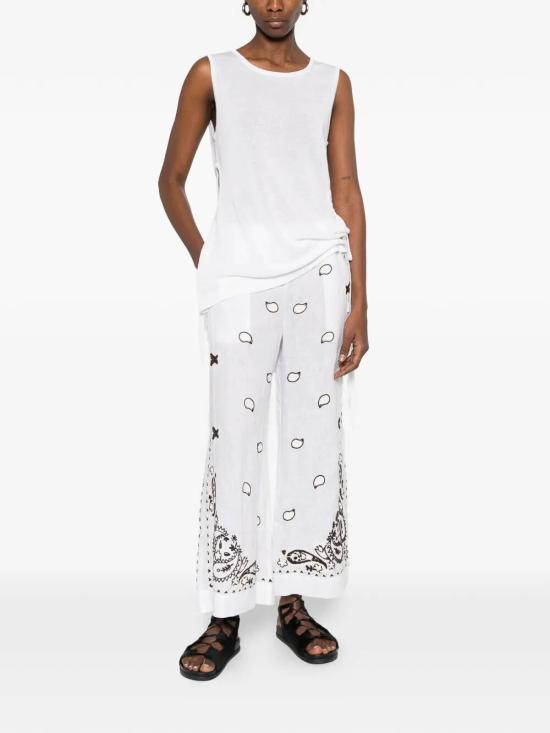 26SS 파로쉬 팔라초 팬츠 BEACH26D230769R002 White - PAROSH