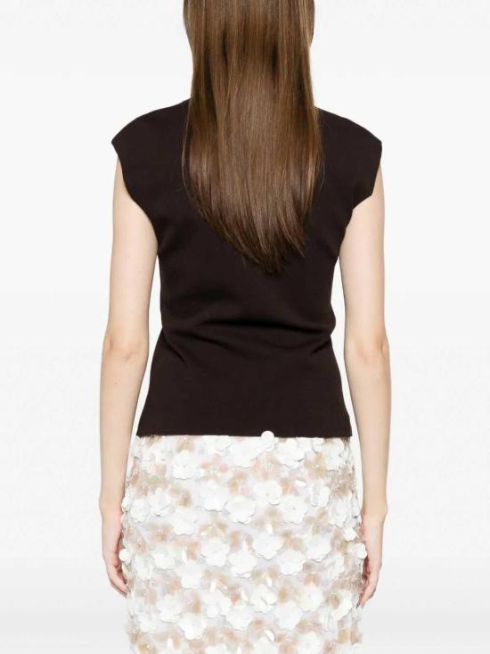 26SS 파로쉬 탑 ROMA26D540952086 Brown - PAROSH