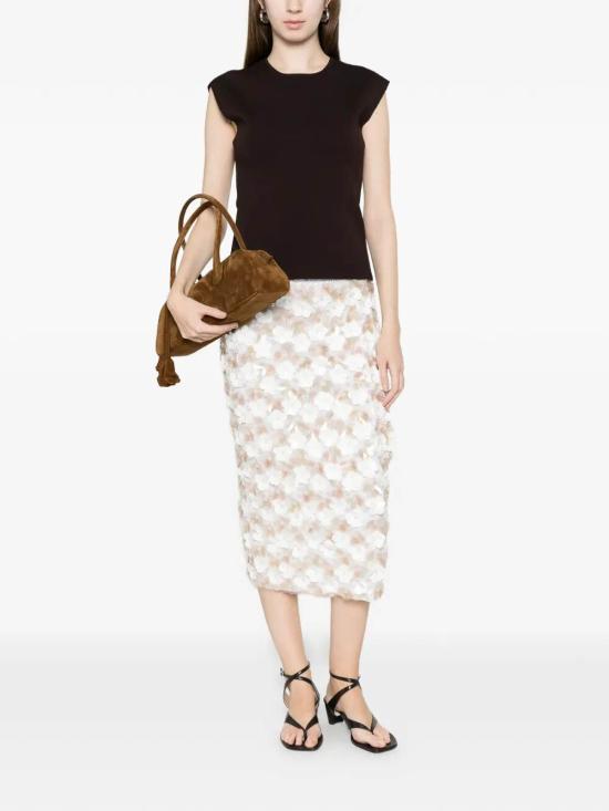 26SS 파로쉬 탑 ROMA26D540952086 Brown - PAROSH