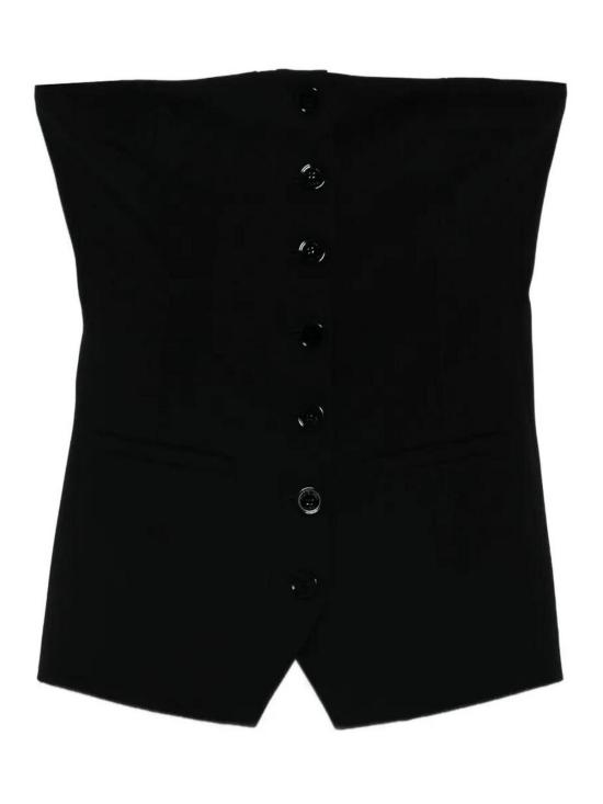 26SS 파트리지아페페 민소매 티셔츠 8C0840A6F5K103 Black