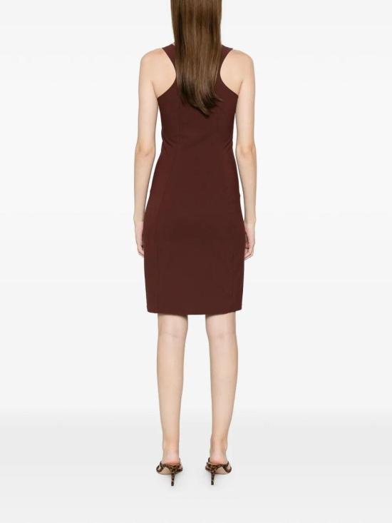 26SS 파트리지아페페 미디 스커트 CA1431JZ26B887 Brown - PATRIZIA PEPE