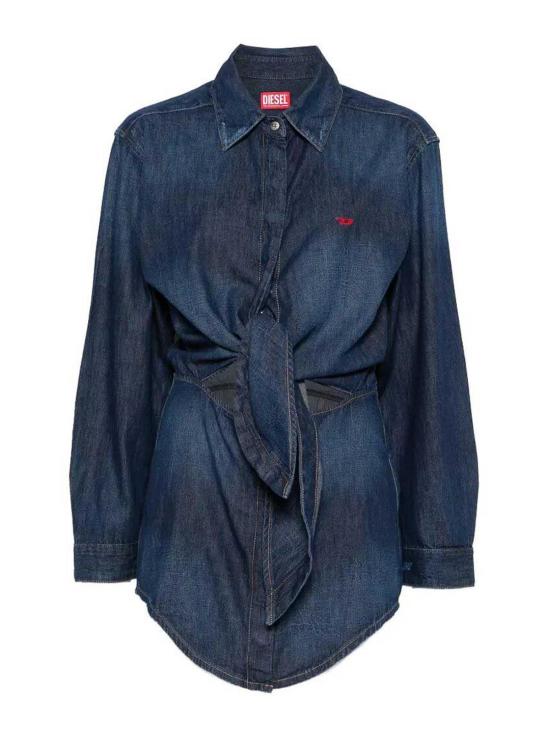 26SS 디젤 미디 스커트 A214570DBDB01 Denim