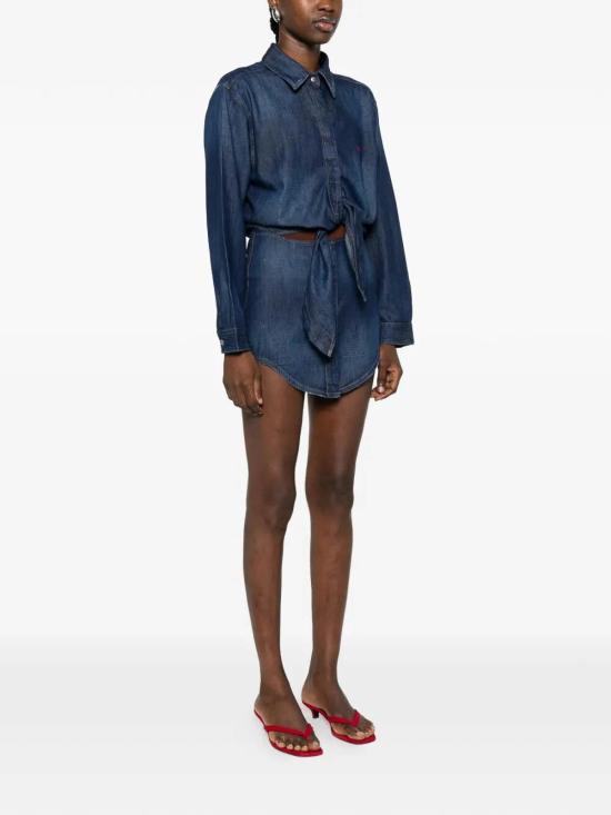 26SS 디젤 미디 스커트 A214570DBDB01 Denim - DIESEL