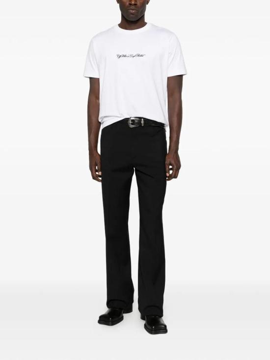 26SS 오프화이트 반팔 티셔츠 OMAA027S26JER0021000 White - OFF WHITE