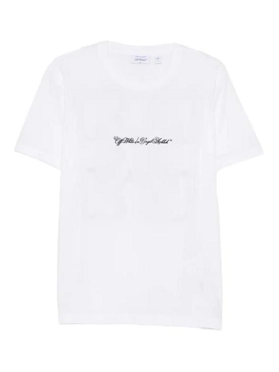 26SS 오프화이트 반팔 티셔츠 OMAA027S26JER0021000 White