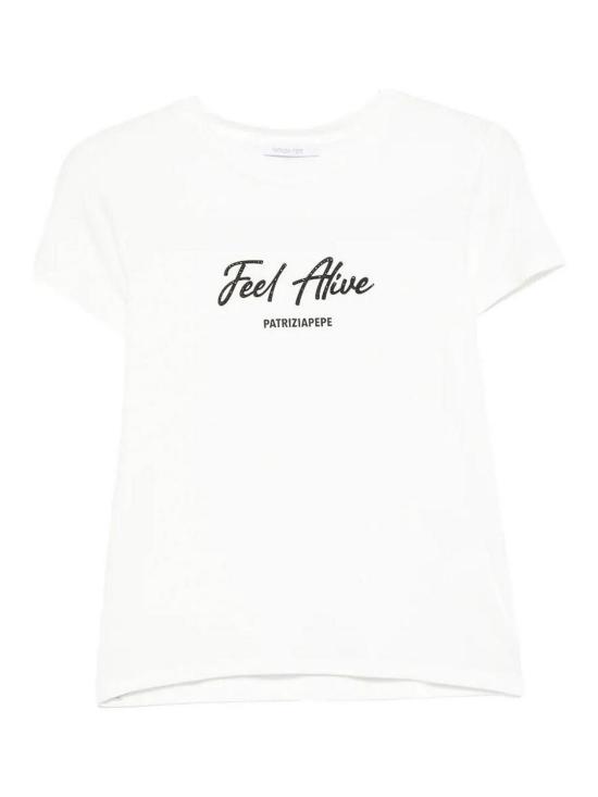 26SS 파트리지아페페 반팔 티셔츠 8M1807J051W146 White