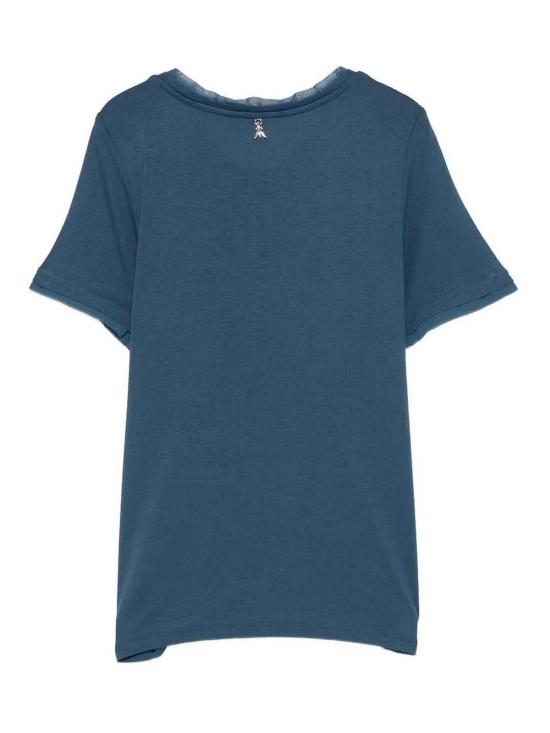 26SS 파트리지아페페 반팔 티셔츠 8M1796J392CA97 Blue - PATRIZIA PEPE